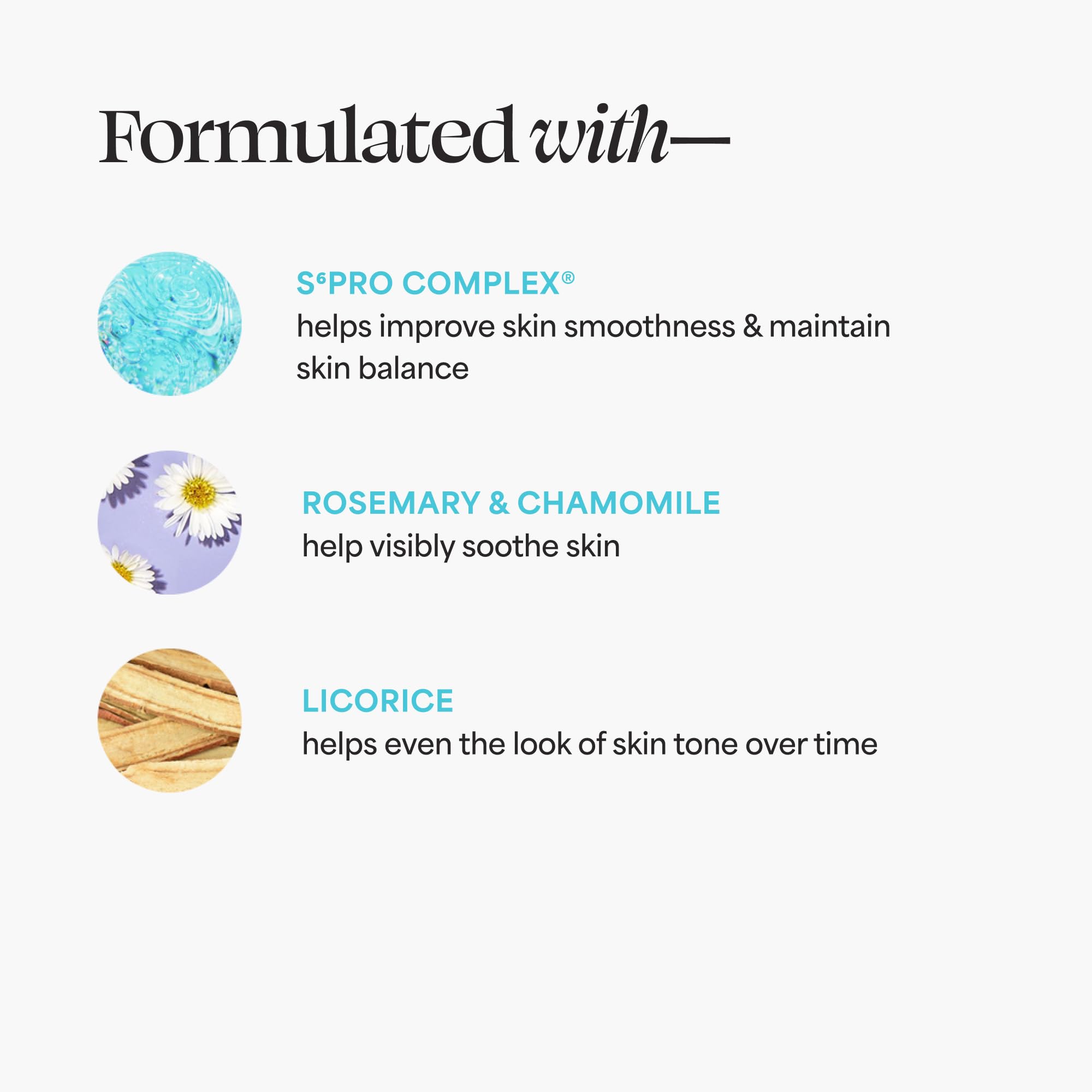 TULA Licorice tone evens complexion over time for a more uniform look.