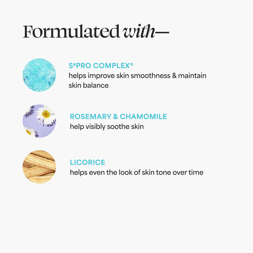 TULA Licorice tone evens complexion over time for a more uniform look.