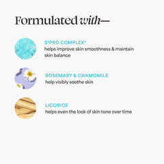 TULA Licorice tone evens complexion over time for a more uniform look.
