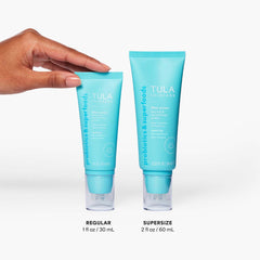 TULA Probiotic Extracts balance skin for a healthier-looking complexion.