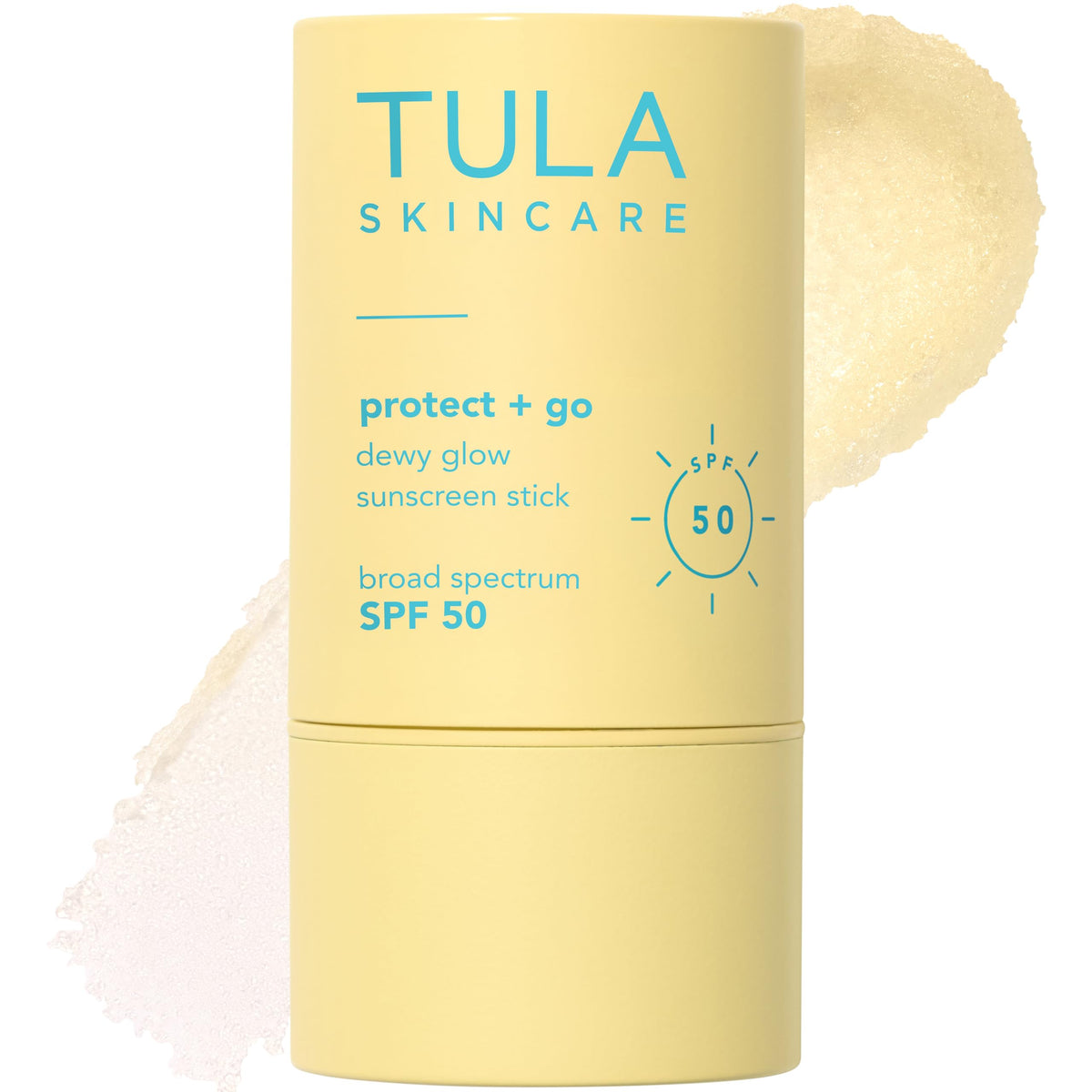 TULA Protect + Glow sunscreen stick glides on for mess-free protection.