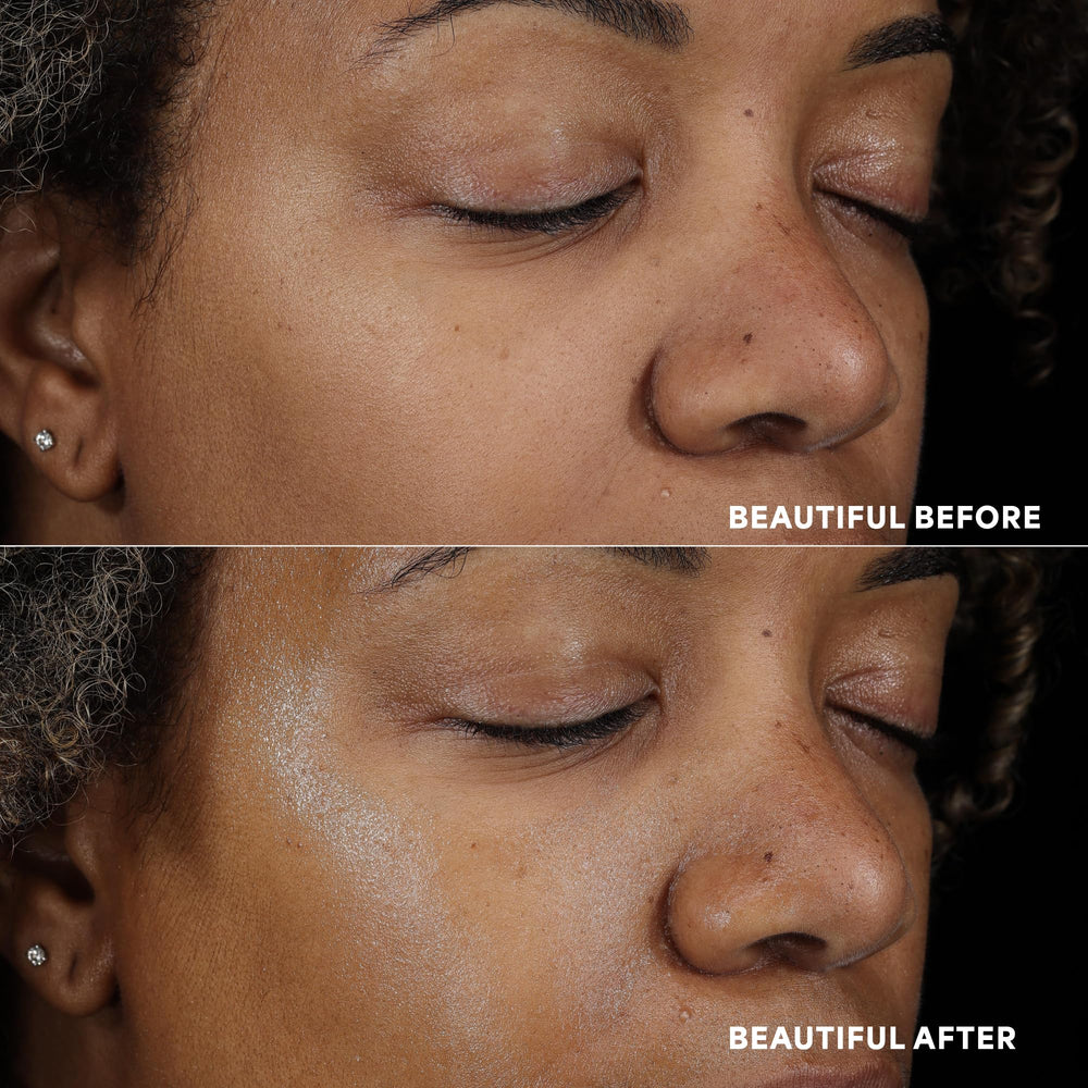 TULA Protect + Glow shields skin from blue light and pollution exposure.