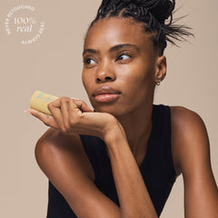 TULA Protect + Glow on skin showing invisible SPF protection for daily use.