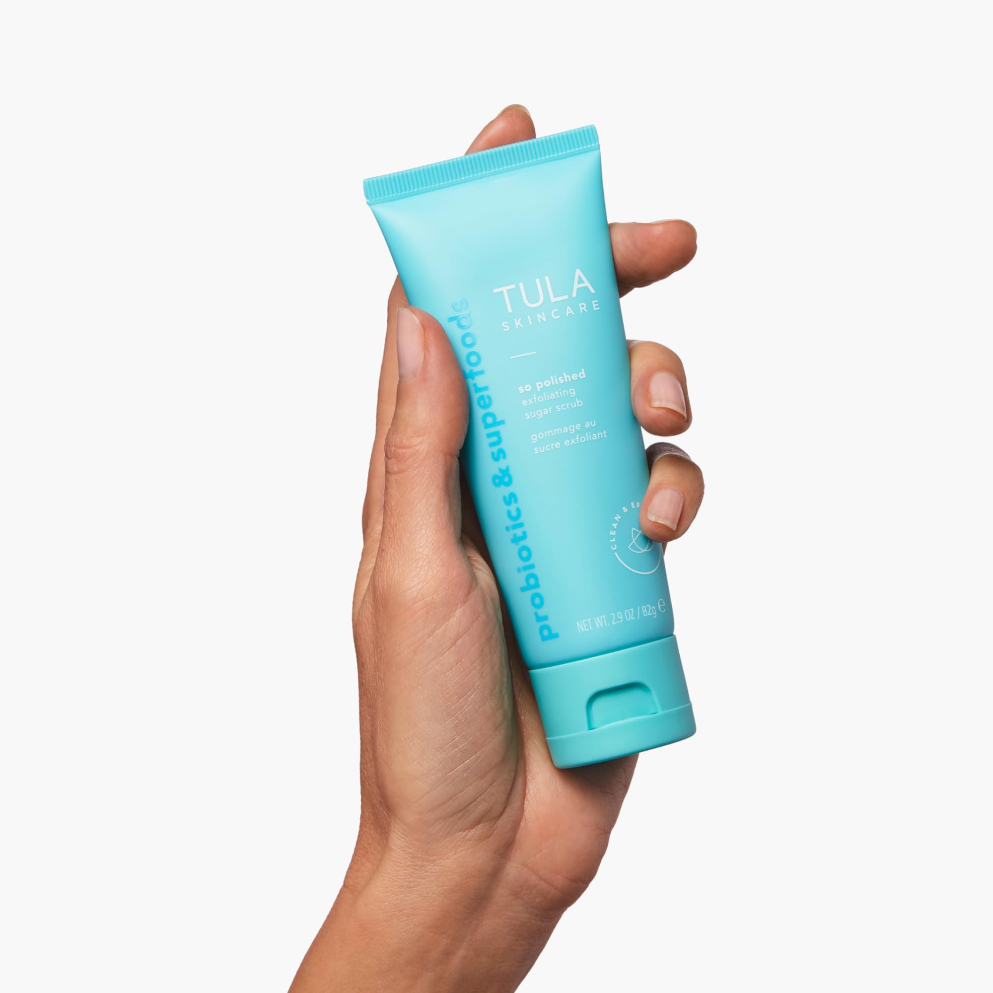 TULA So Polished pineapple and papaya formula for brighter-looking, smoother skin.