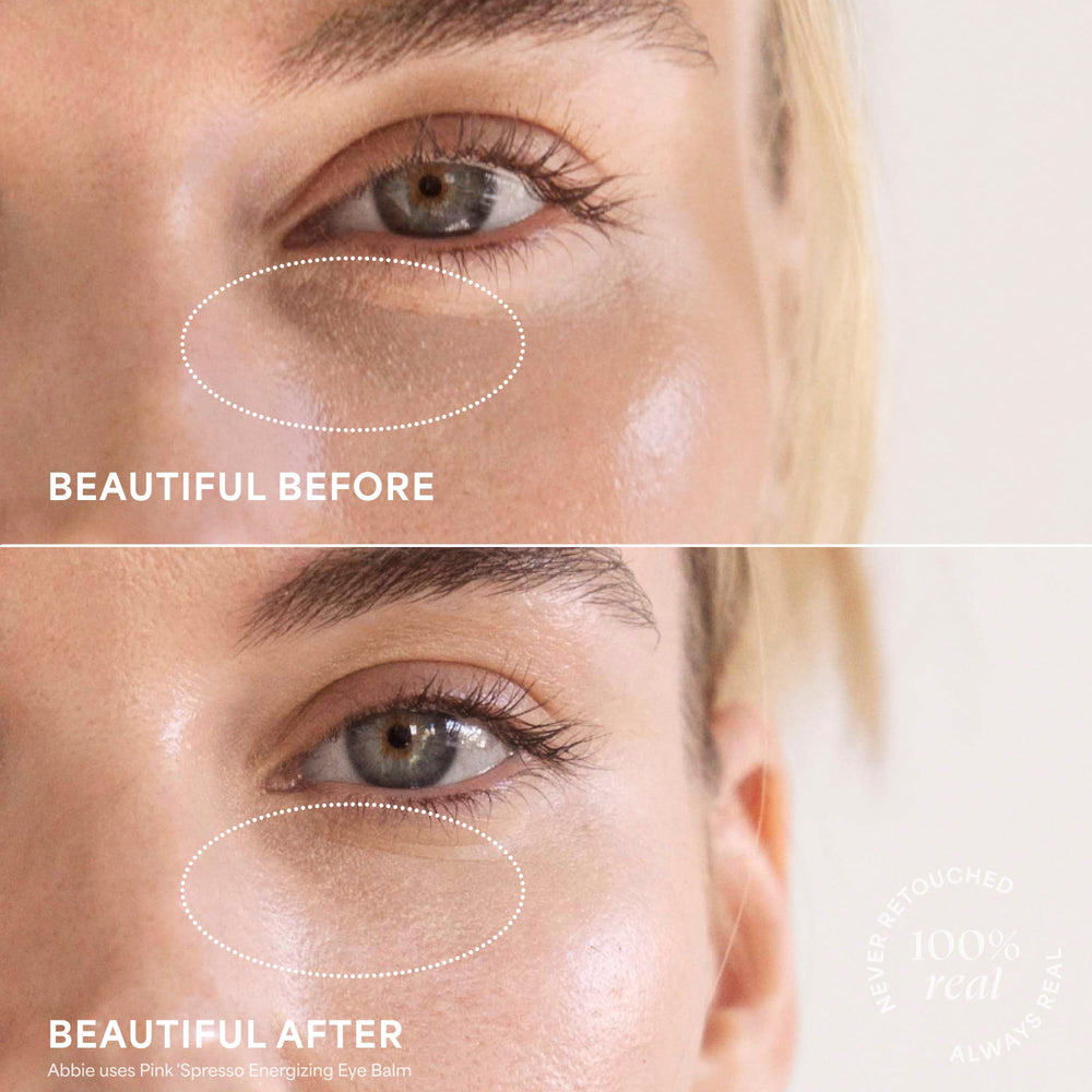 Caffeine brightens the under-eye region for a awake look.