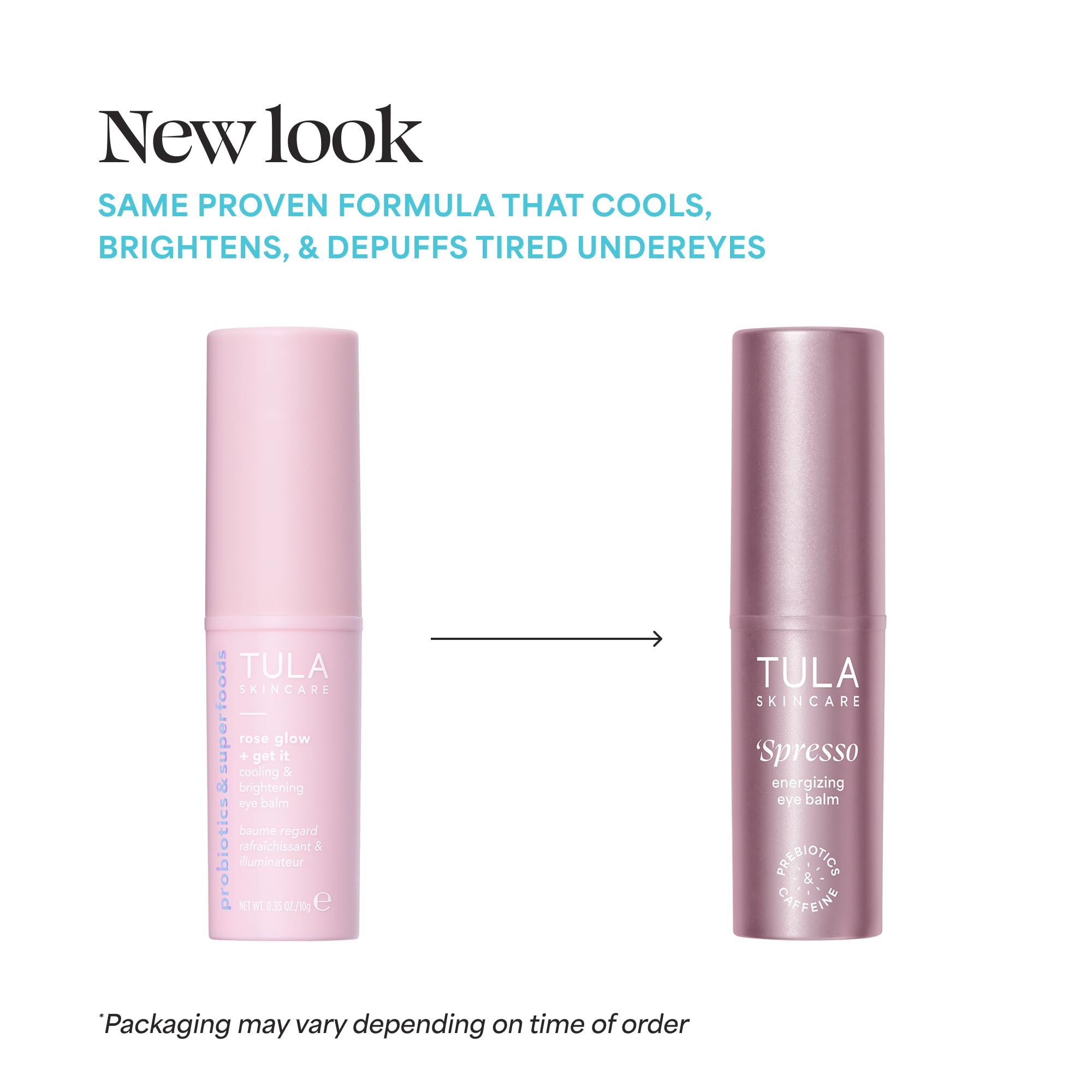 TULA Spresso energizing eye balm caffeine-hyaluronic-acid delivers hydration and quick wake-up