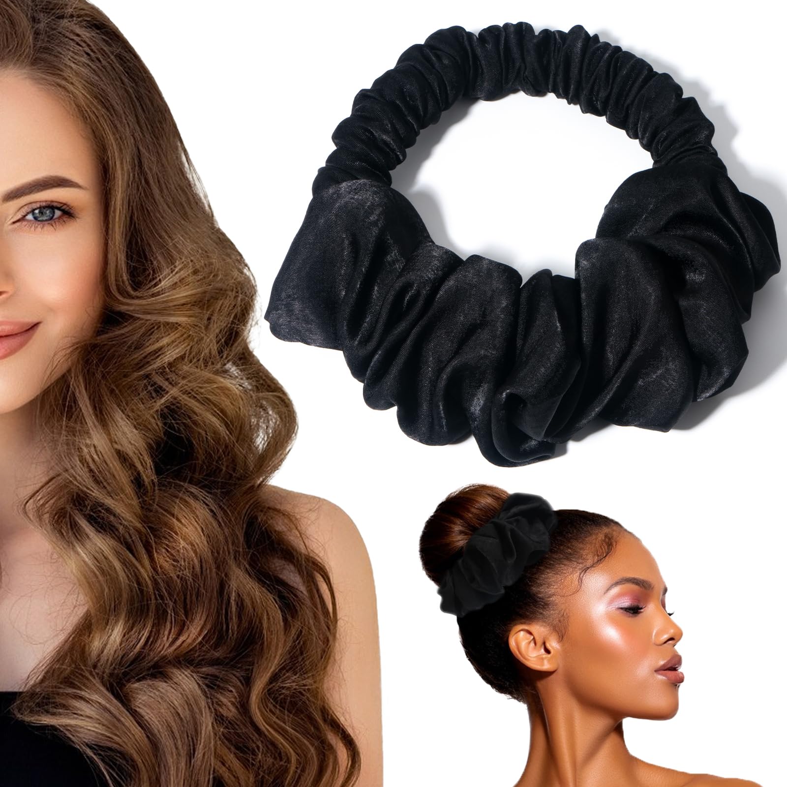 TULOBI heatless curler sleep wrap for overnight curls without heat damage