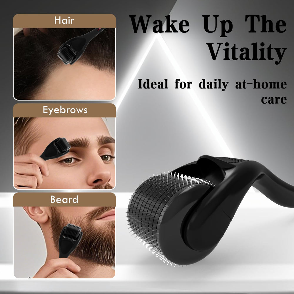 TUMAKOU Derma Roller compact design fits easy storage.