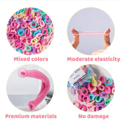 Gomas de pelo Tunbao para coletas rápidas en niñas pequeñas.