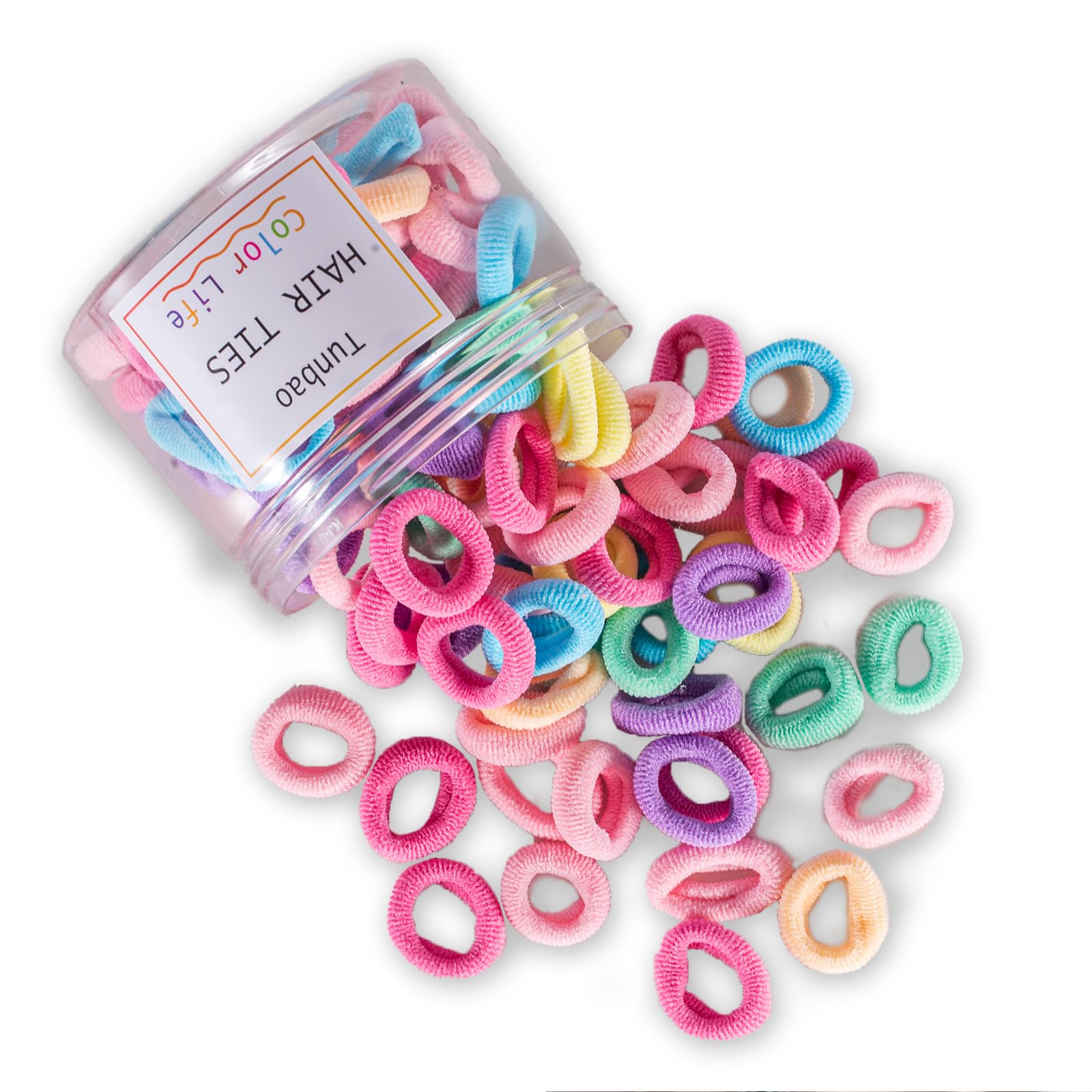 Gomas de pelo Tunbao suaves y elásticas para peinados diarios sin tirones.