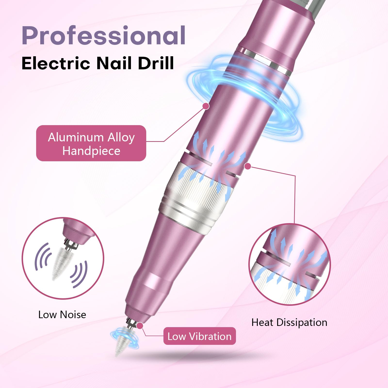 TUOBEO 56 sanding bands for versatile nail prep and refinement.