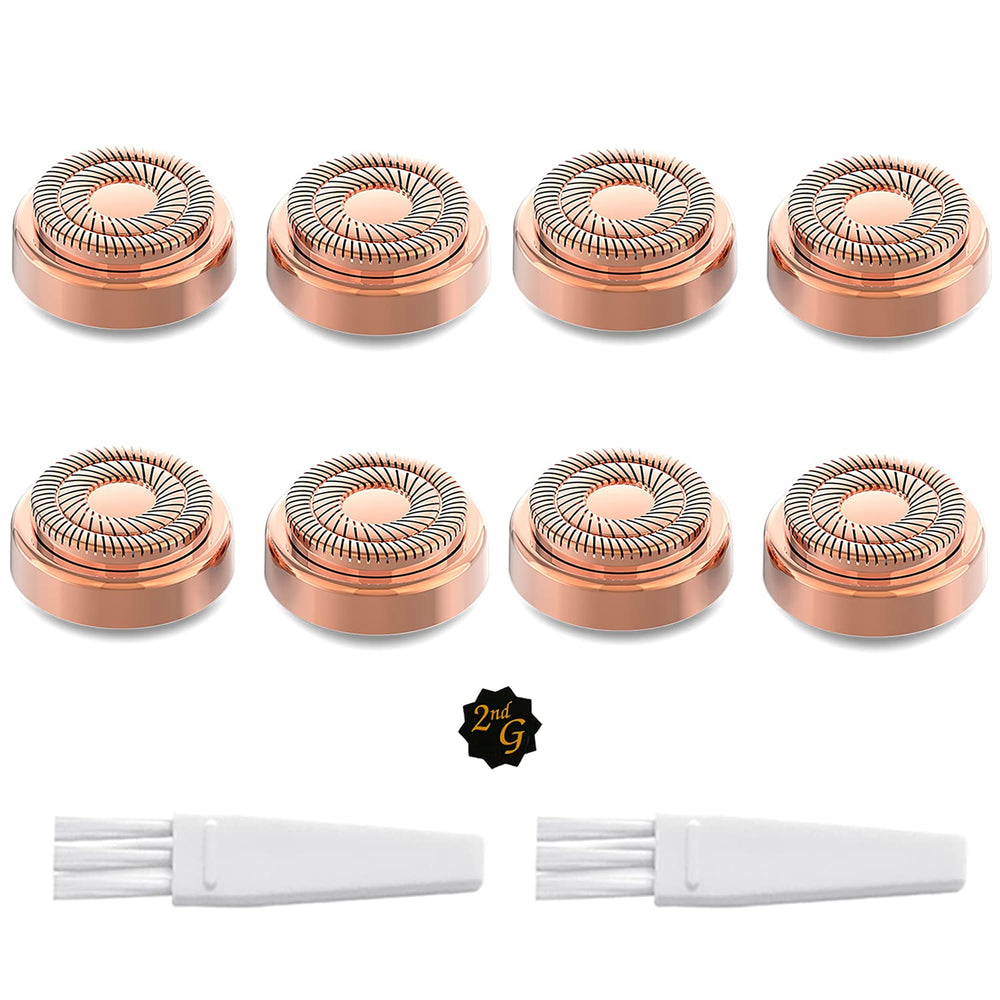 tuokiy Gen 2 replacement head closeup: hypoallergenic design for gentle facial use