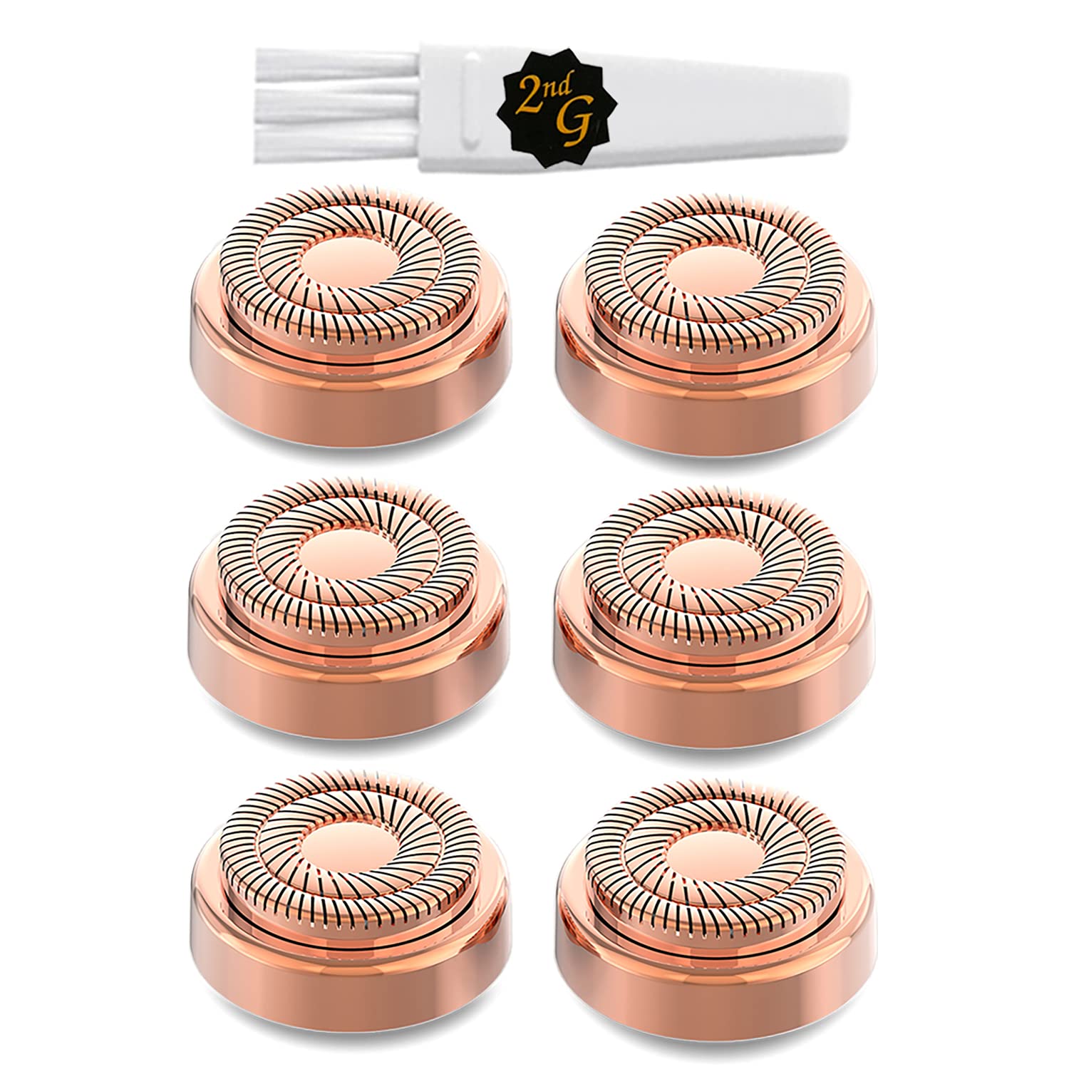 Tuokiy Gen 2 replacement head for smooth, painless facial hair removal.