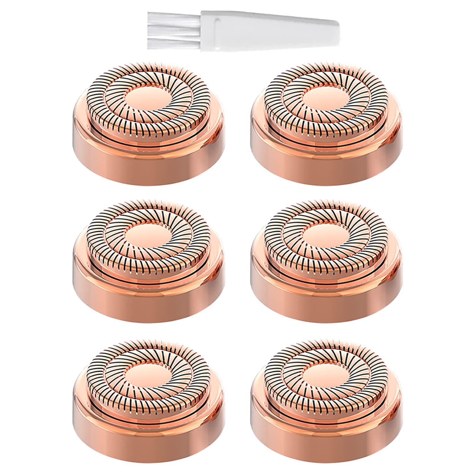 tuokiy Gen 2 replacement heads packaging with cleaning brush for Flawless remover