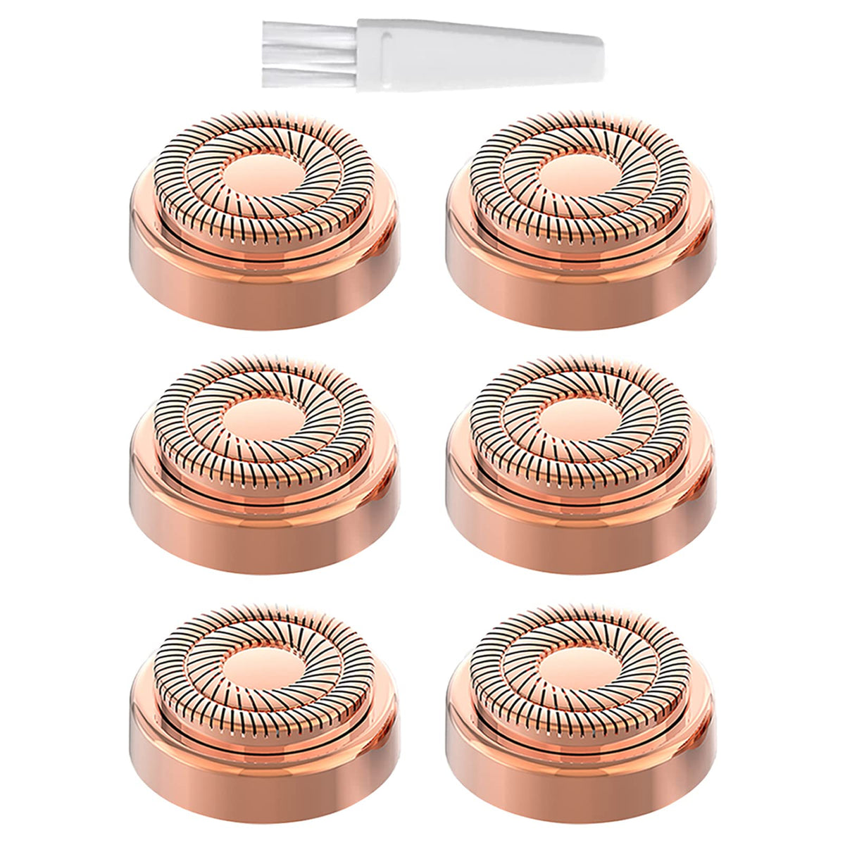 tuokiy Gen 2 replacement heads packaging with cleaning brush for Flawless remover