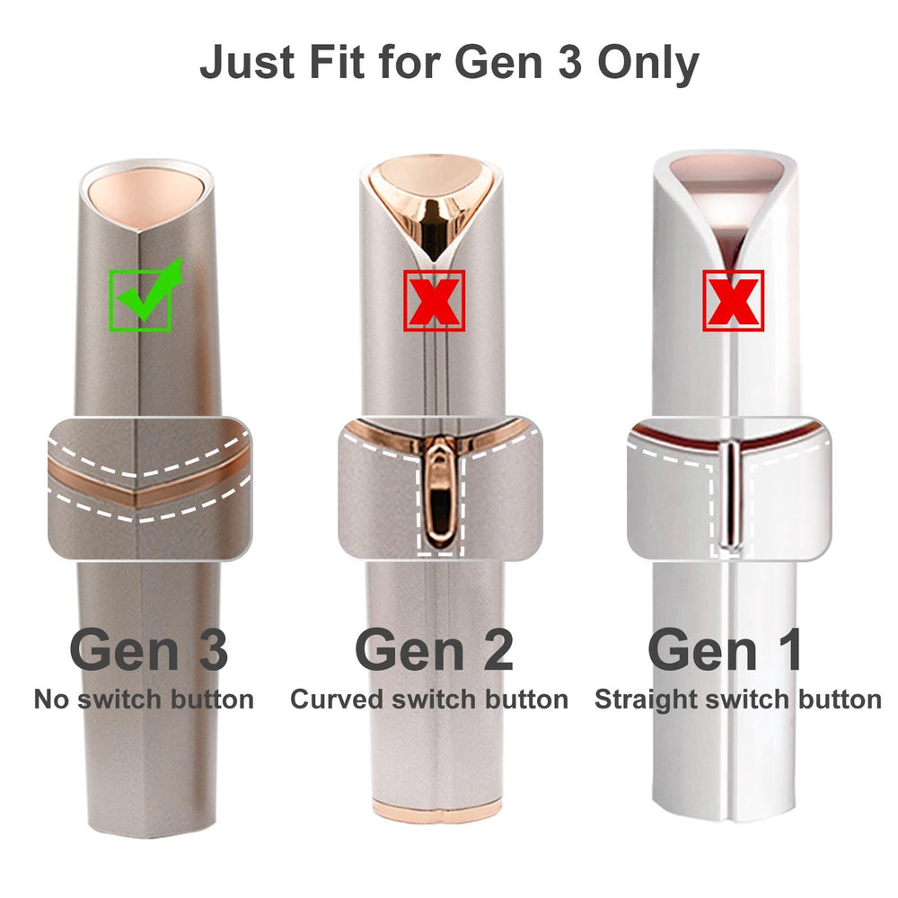 Tuokiy Gen 3 replacement head double ring front view for smooth grooming.