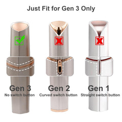 Tuokiy Gen 3 replacement head double ring front view for smooth grooming.