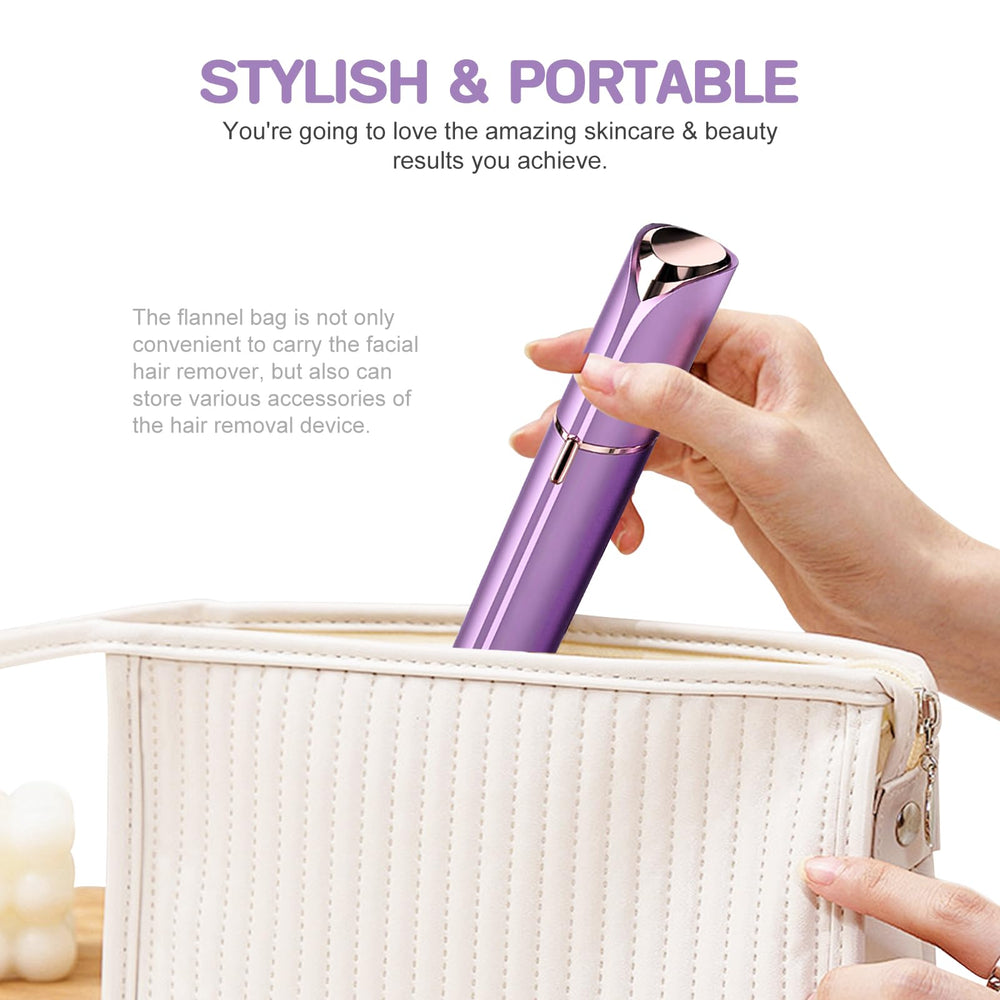 Tuokiy gentle strokes blades protect skin during facial hair removal