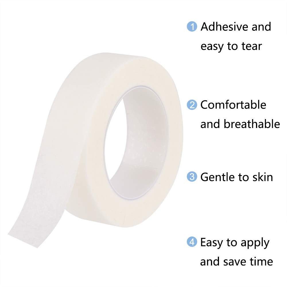 TUPARKA eyelash tape close-up shows breathable material for comfortable wear.