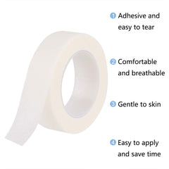 TUPARKA eyelash tape close-up shows breathable material for comfortable wear.