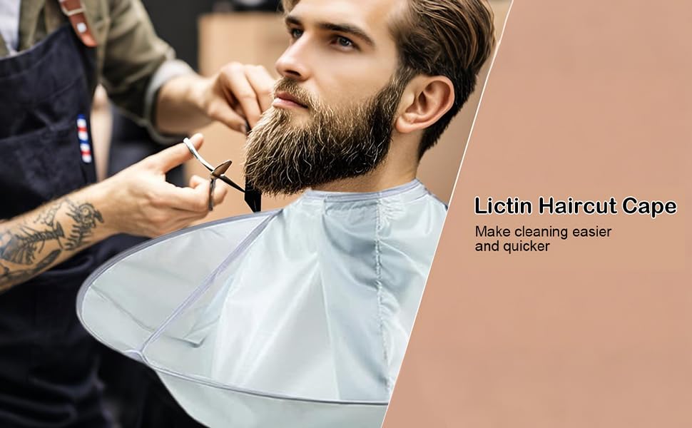 TUEQE cape suitable for adults and kids for home or salon grooming.