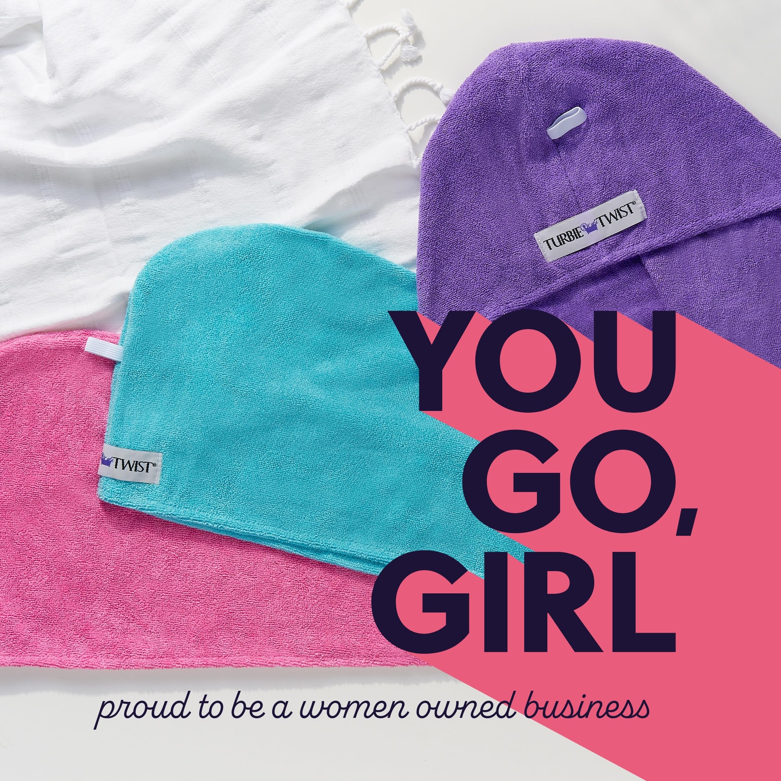 Turbie Twist packaging is gift-ready for gifting occasions.