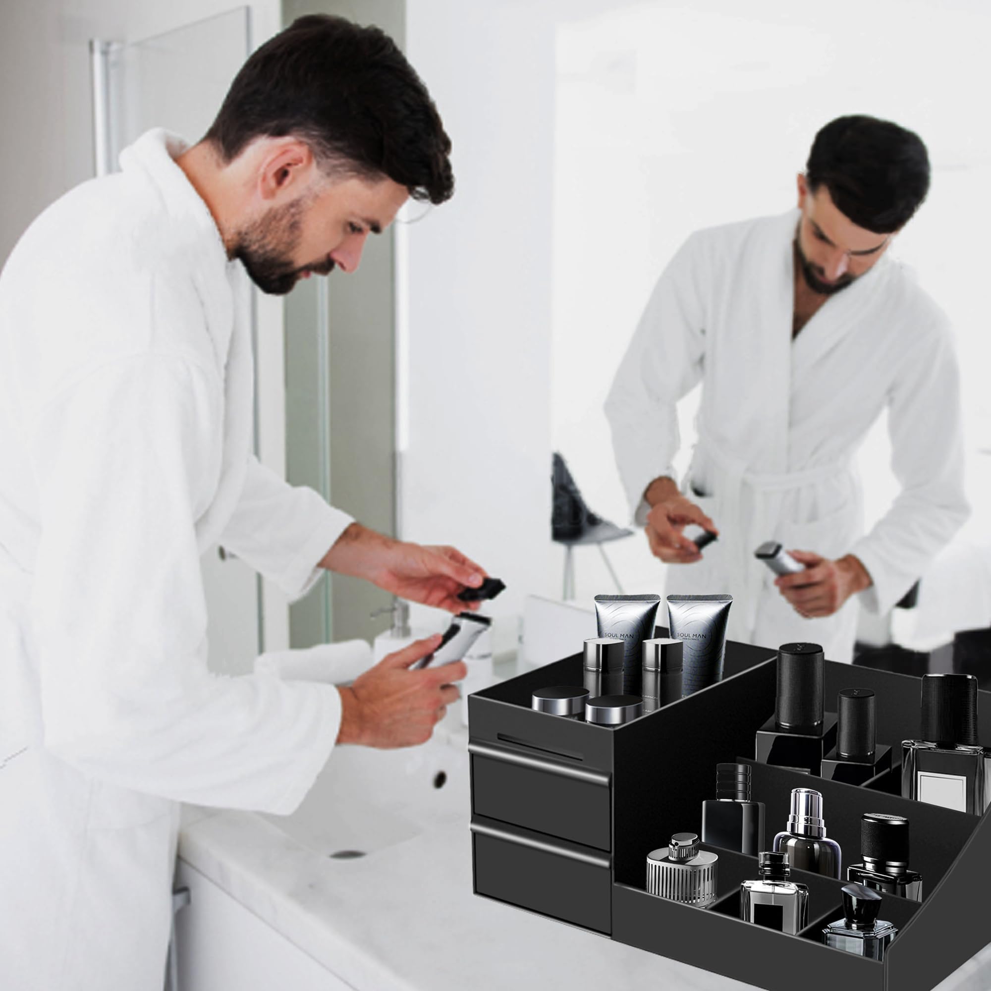 Turesmith sleek design enhances any bathroom or vanity counter