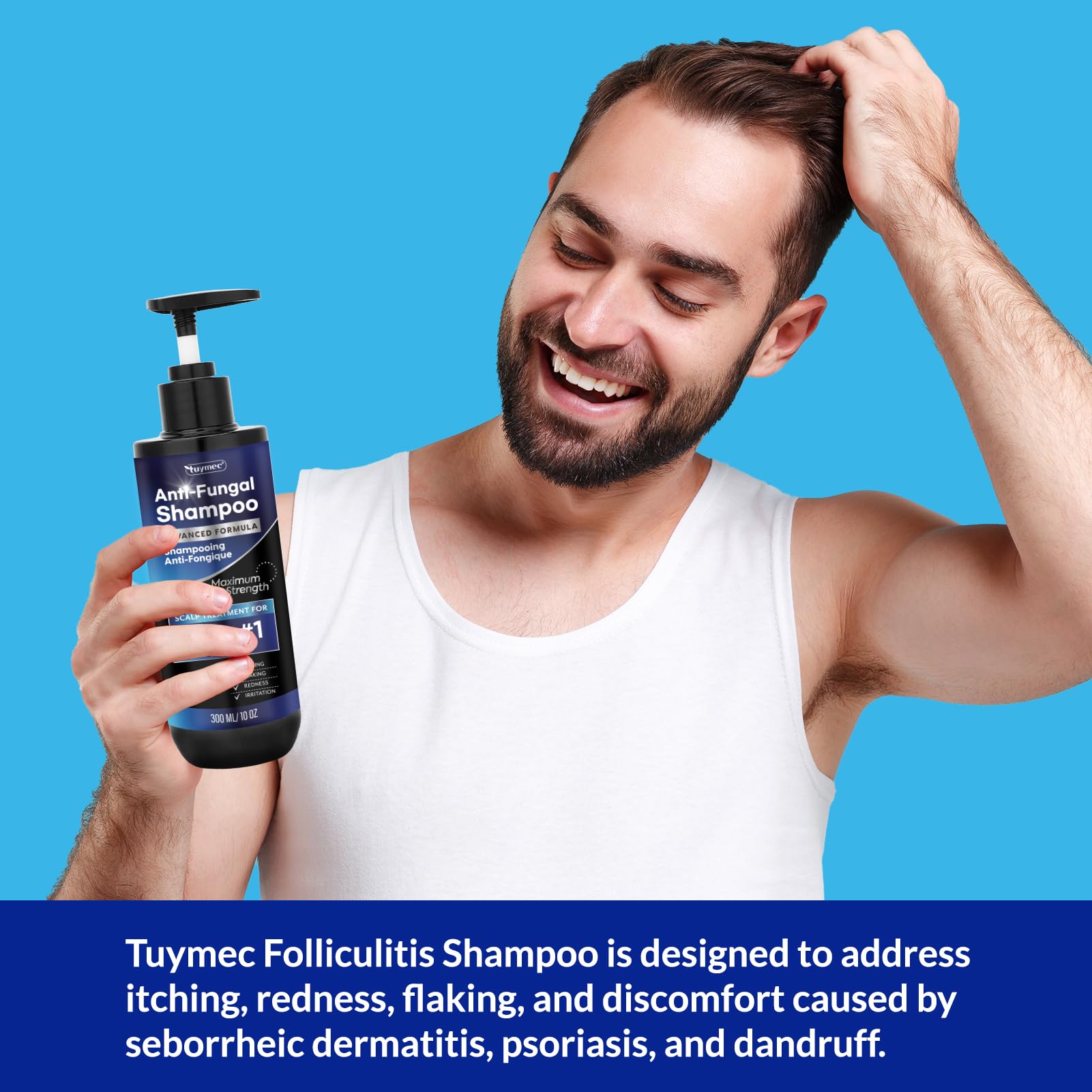 Tuymec herbal extracts close-up promoting gentle scalp comfort