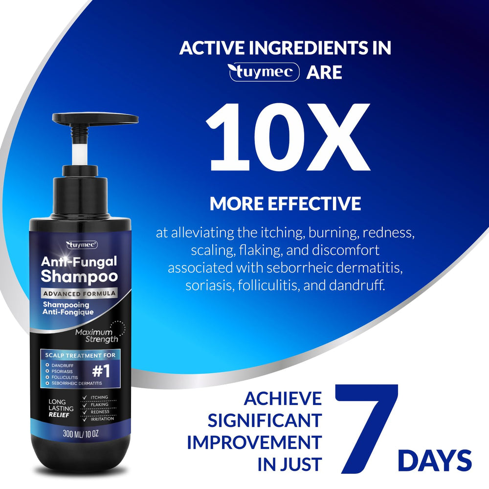 Tuymec shampoo foaming lather shows easy, gentle cleansing