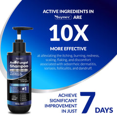 Tuymec shampoo foaming lather shows easy, gentle cleansing