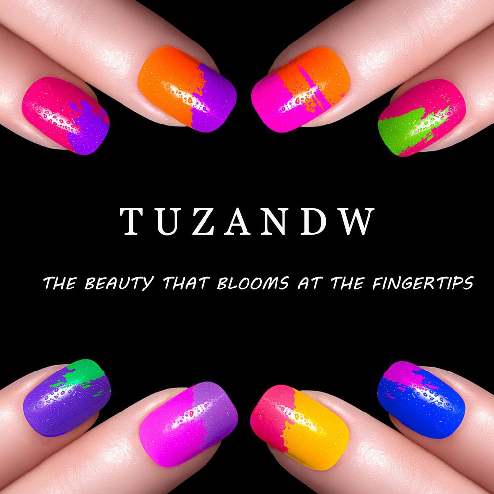 TUZANDW uñas san valentín, 24 piezas para múltiples looks