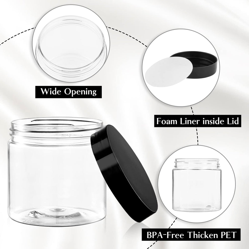 TUZAZO BPA-free PET plastic jar for reliable, lightweight packaging of cosmetics.