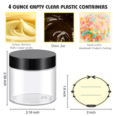 TUZAZO container with included labels enhances product organization