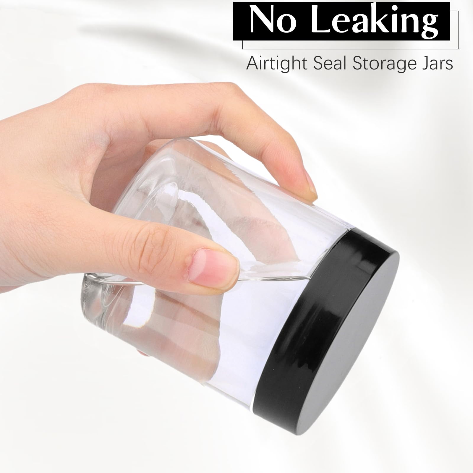 Tuzazo compact 8oz jar showing portable dimensions for bags