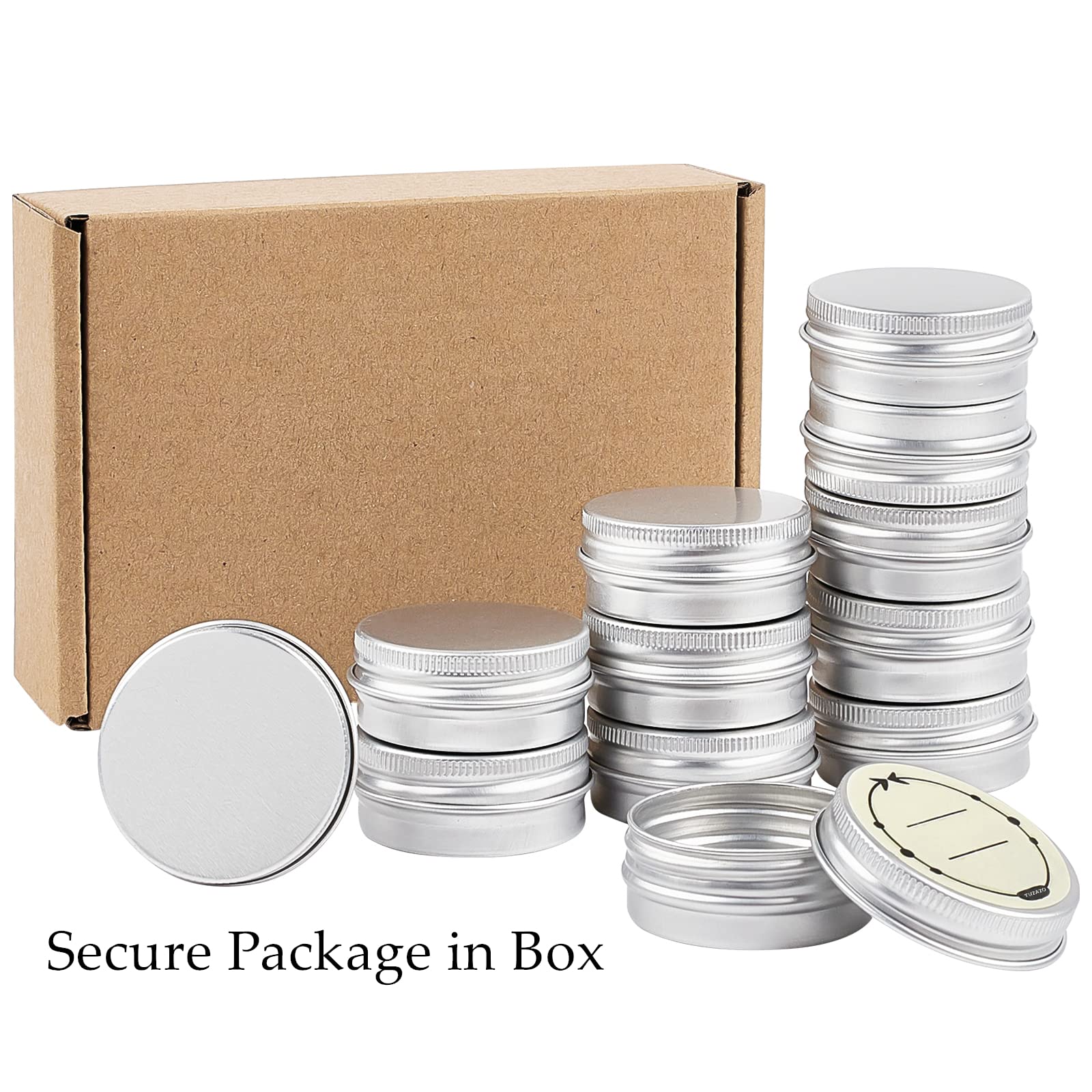 TUZAZO compact tins perfect for lip balms and samples.