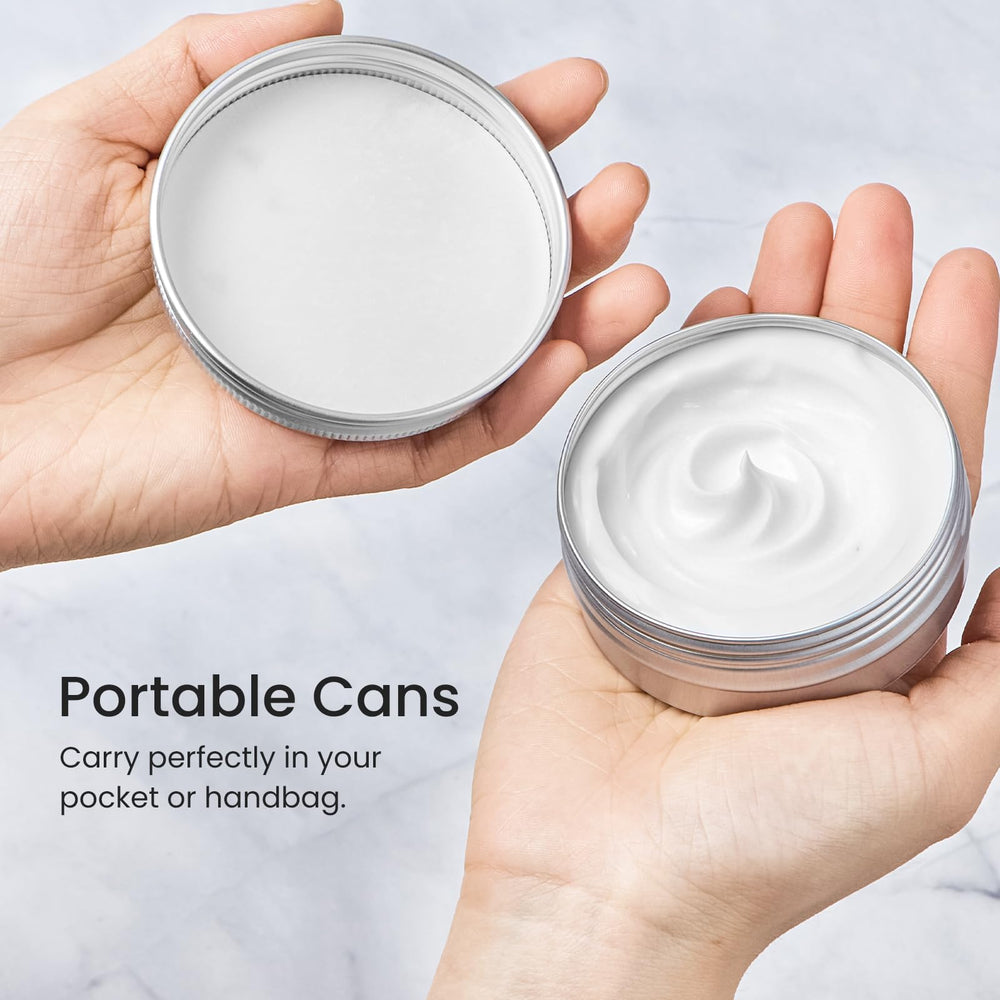 TUZAZO compact tin container fits in pockets and purses