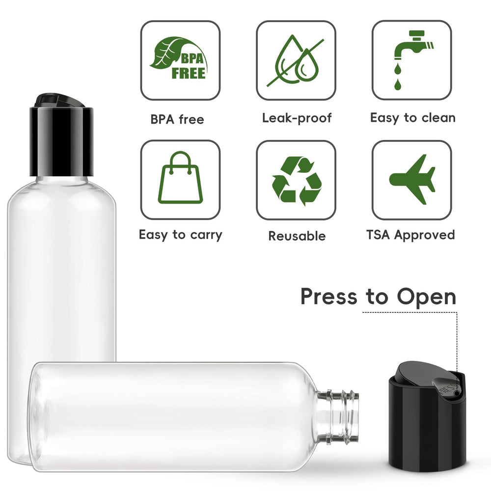 TUZAZO travel labels help you distinguish liquids at a glance.