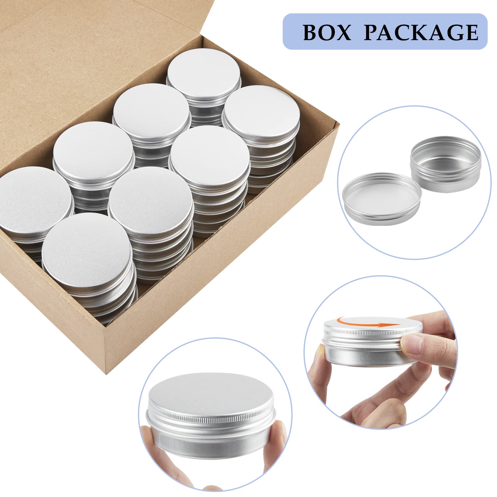 TUZAZO small cosmetic tin storage for lip balms on the go