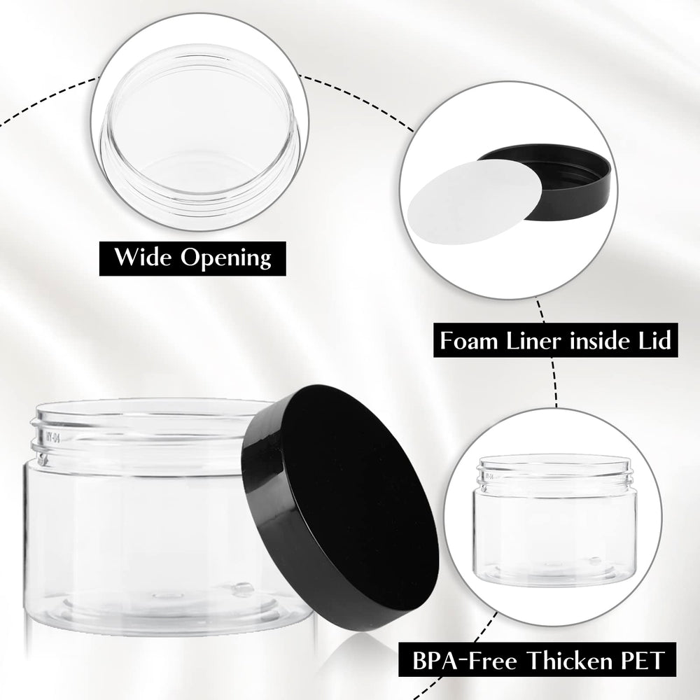 TUZAZO packed set of 12 jars for easy organization and display.
