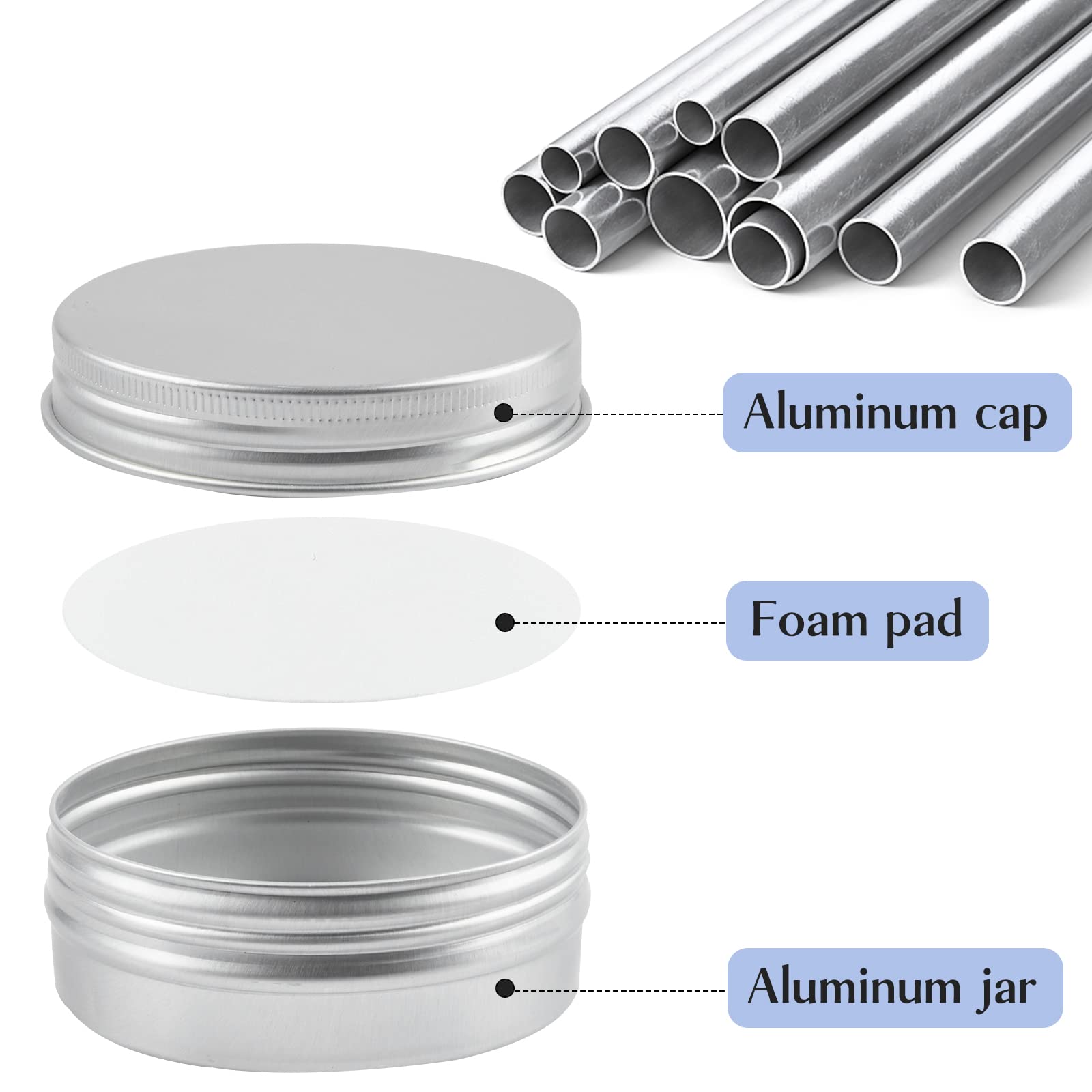 TUZAZO screw lid with foam liner ensuring a tight seal on tins