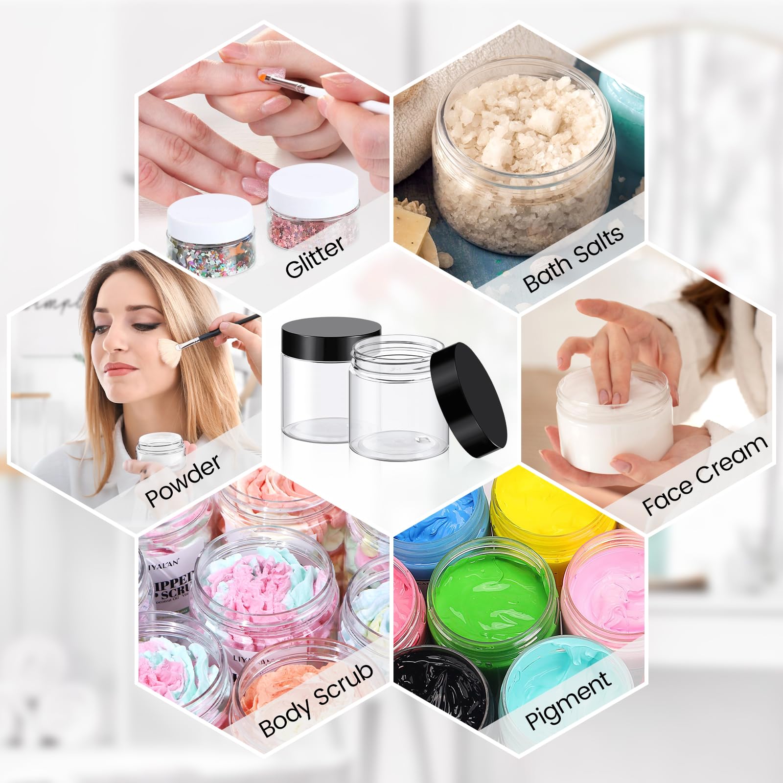 TUZAZO travel-friendly storage jar perfect for samples and creams