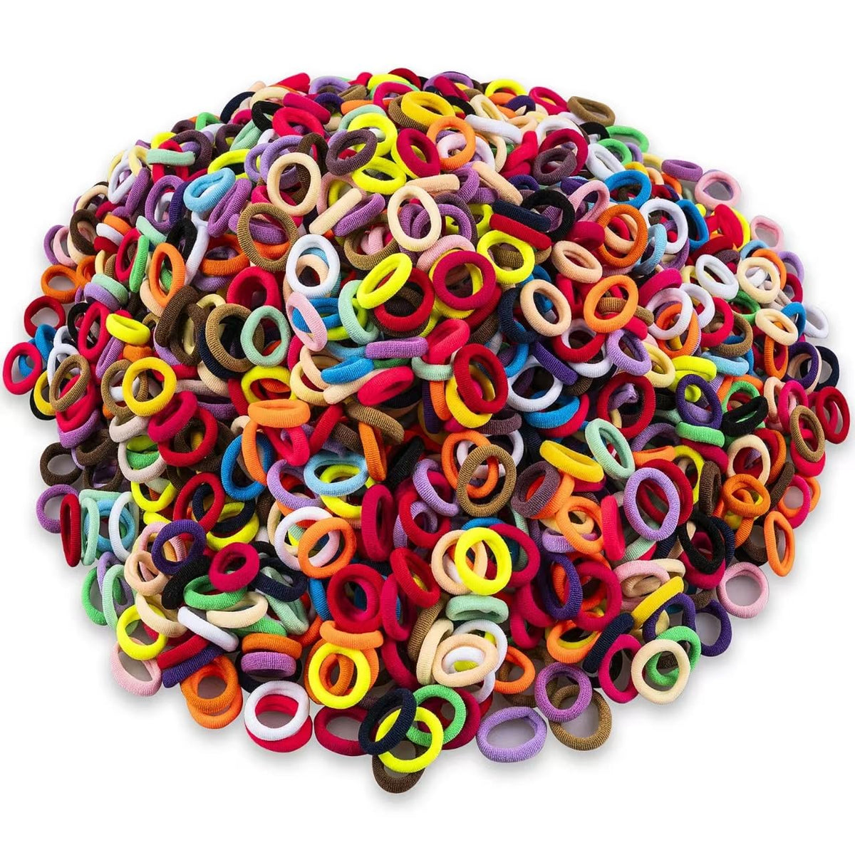 TVINLIK 30 colors bundle of baby hair ties for versatile styling.