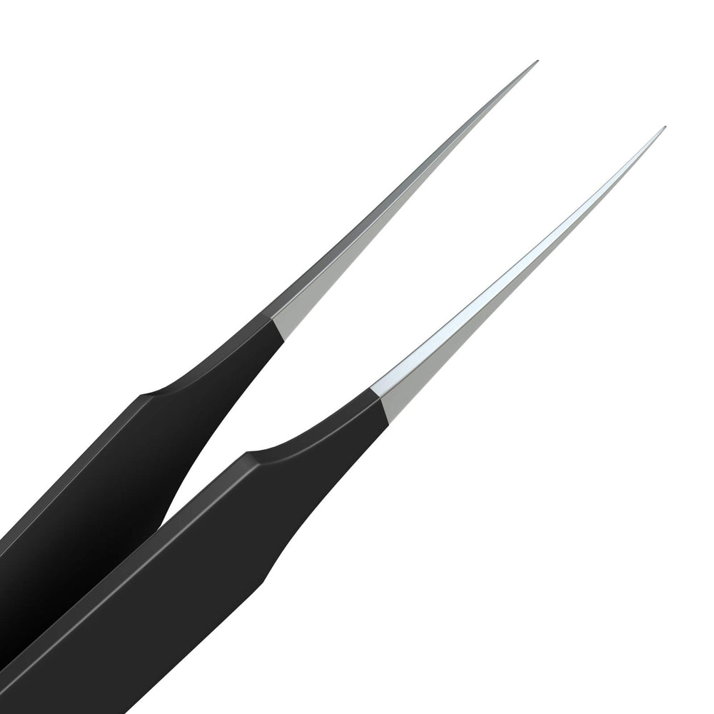 Tweezees surgical-grade stainless steel tweezers for durable use.