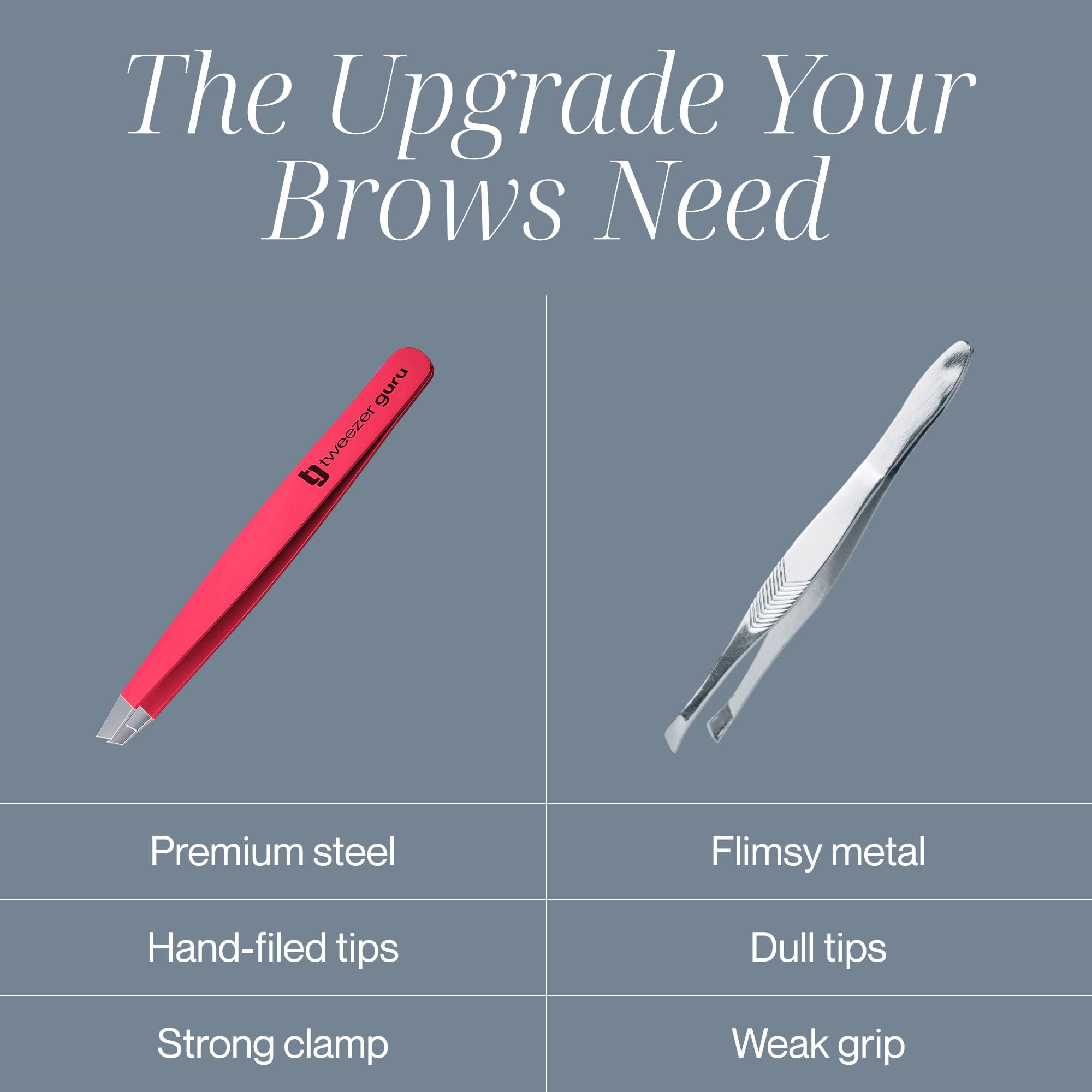 TWEEZER GURU blackhead extraction tool works on facial skin.