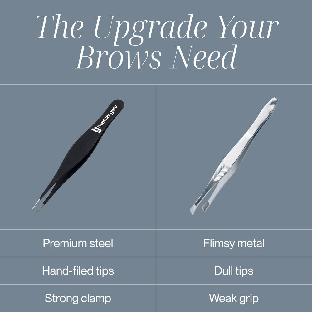 Tweezer Guru aids ingrown hair removal with a fine point.
