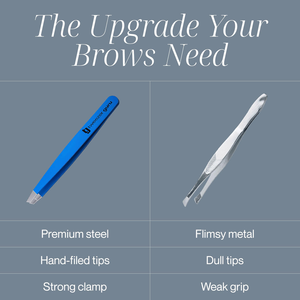 TWEEZER GURU protective travel sleeve keeps tips safe during on-the-go grooming