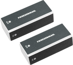 Tweezerman Black Nail Buff 2 Pack front view for easy grooming.