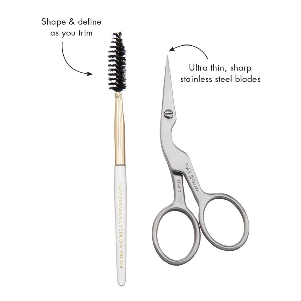 Tweezerman precision tips isolate hairs before trimming