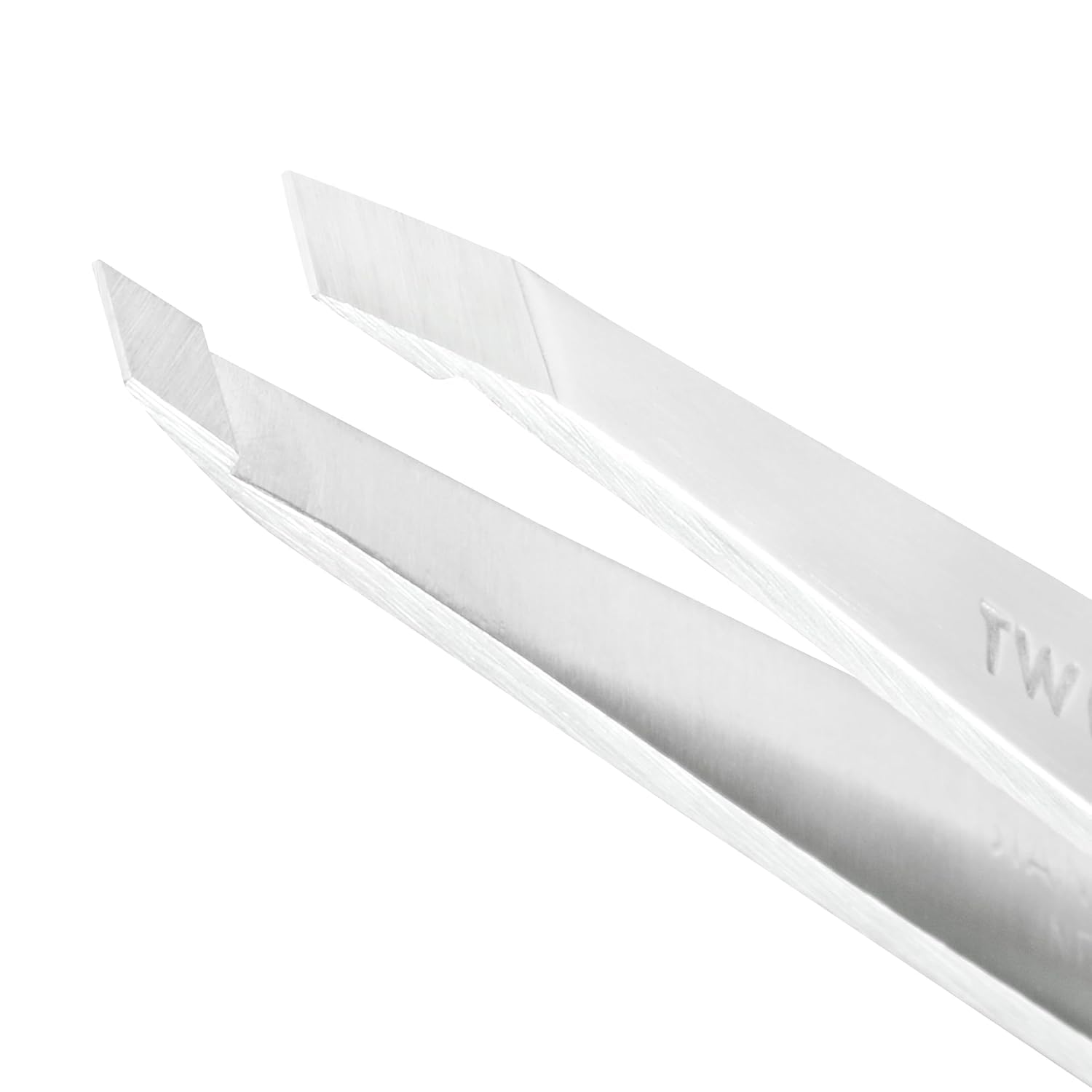 Tweezerman brow tweezer in use for clean, accurate grooming
