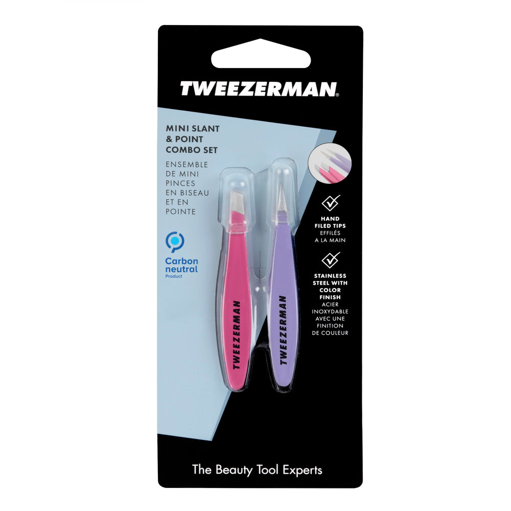Tweezerman cleaning with alcohol wipe maintains hygiene after use.